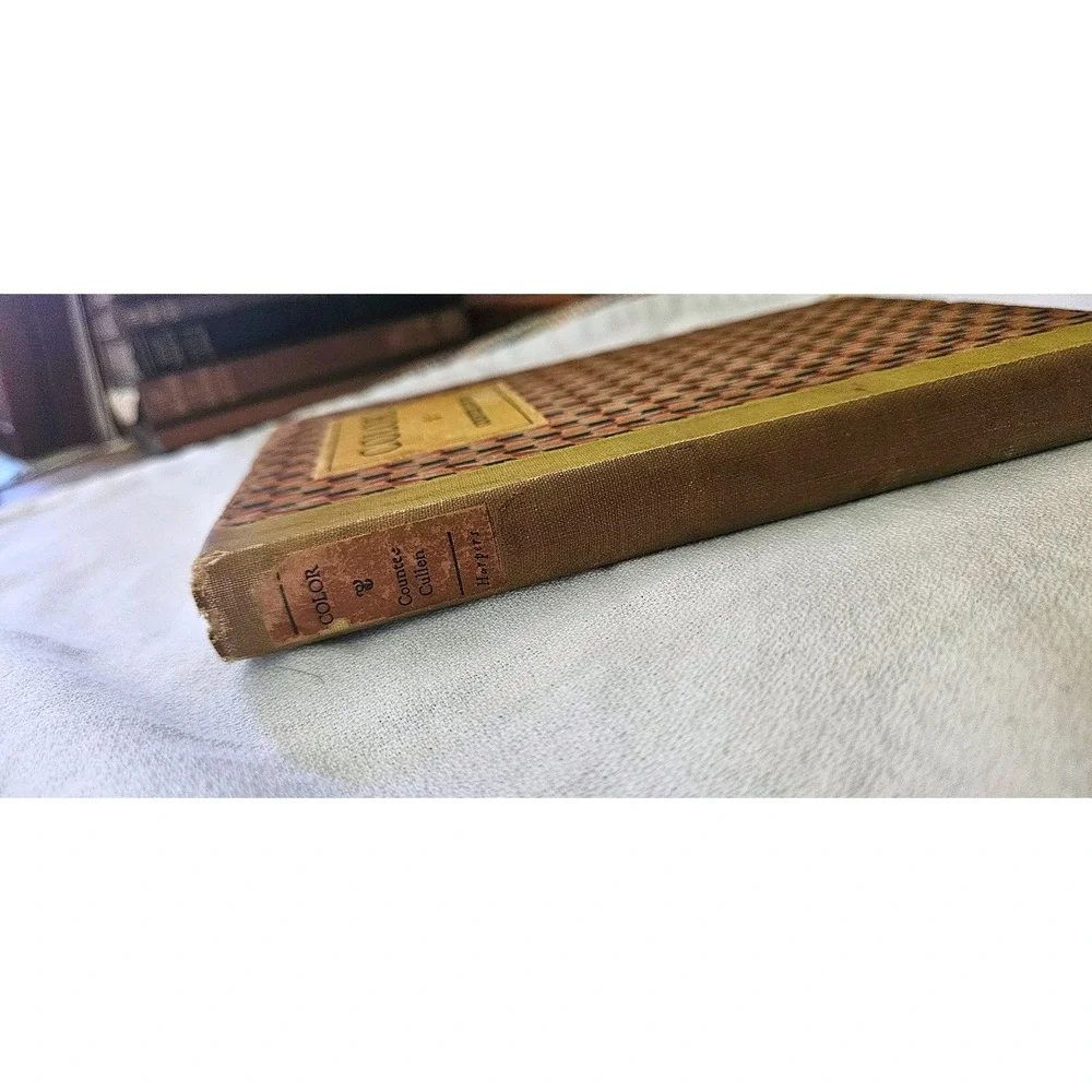 Color by Countee Cullen 1925 First Edition Harper Brothers Poetry Vintage Book